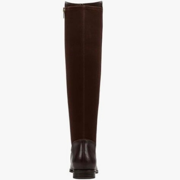 Nine West Levi Women’s Dark Brown Leather Over the Knee High Tall Riding Boots 9 - Picture 3 of 9